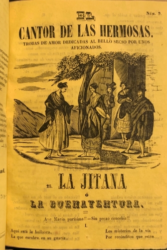 Portada de El Cantor de las Hermosas. Trobas de amor dedicadas al bello secso por unos aficionados