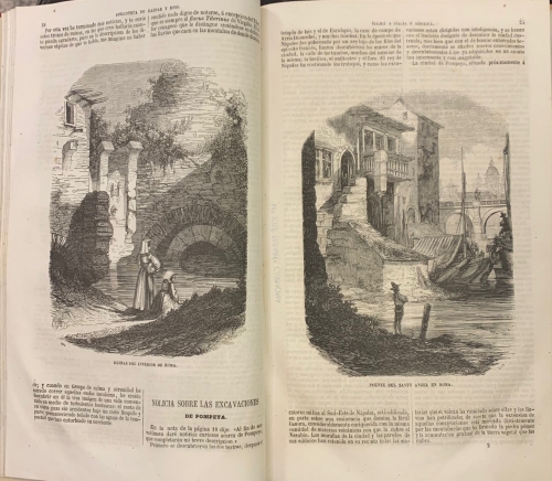 Portada de Viajes a Italia y America. Los Natchez - F. A. de Chateaubriand