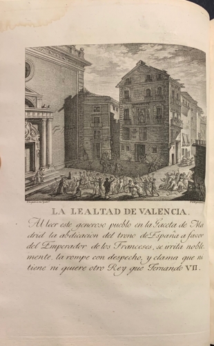 Portada de Sucesos de Valencia desde el dia 23 de Mayo hasta el 28 de junio de 1808. El Fil�sofo en su Quinta � relaci�n de los principales hechos acontecidos desde la Caida de Godoy hasta el ataque de Valencia - Vicente Martinez Colomer