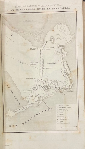 Portada de Historia de Cartago. Historia de Egipto desde la conquista de los �rabes hasta la Espedici�n Francesa. Historia de las Islas Madagascar, Borb�n y Mauricio - Dureau de la Malle. J. J. Marcel. V. Charlier