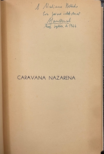 Portada de Caravana Nazarena. El Sudor de Sangre del Antifascio Espa�ol - Angel Samblancat