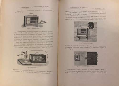 Portada de La Meteorologia en la Exposici�n Colombina de Chicago (1893) - Federico Faura y Jose Algue