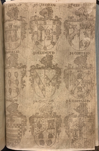Portada de Al Buen Genio Encomienda sus Discursos Historicos de la Mui Noble i mui Leal Ciudad de Murcia - Francisco Cascales