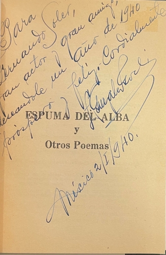 Portada de Espuma del Alba y otros Poemas - L. Guezala Gochi