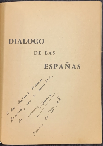 Portada de Dialogo de las Espa�as - Fernando Valera