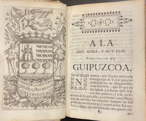 Portada de El Imposible Vencido. Arte de la Lengua Bascongada - Manuel de Larramendi