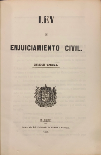 Portada de Ley de Enjuiciamiento Civil. Edici�n oficial