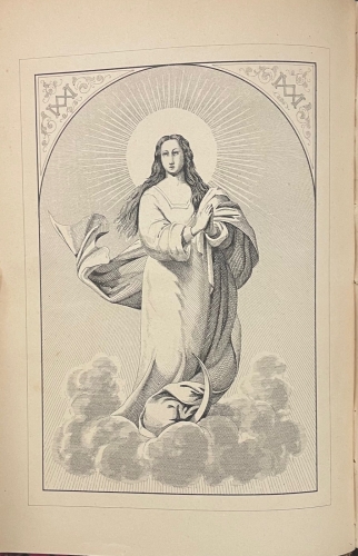 Portada de Cancionero de la Inmaculada Concepcion de la Sant�sima Virgen Maria, Madre de Dios y Se�ora Nuestra - Francisco Rodriguez Zapata y Alvarez