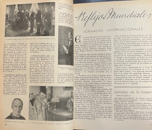 Portada de Senda. Revista del Organo Nacional de la Asociaci�n de Mujeres de Acci�n Cat�lica de Espa�a. A�o 1948
