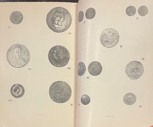 Portada de Guia de la Exhibici�n de Monedas y Medallas. Museo Nacional de Historia Castillo de Chapultepec