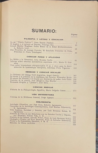 Portada de Universidad de la Habana. 36-37. Mayo-Junio-Julio-Agosto 1941