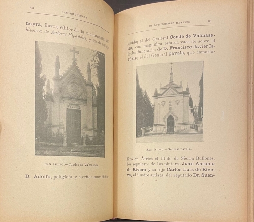 Portada de Las Sepulturas de los Hombres Ilustres en los Cementerios de Madrid - Manuel Mesonero Romanos