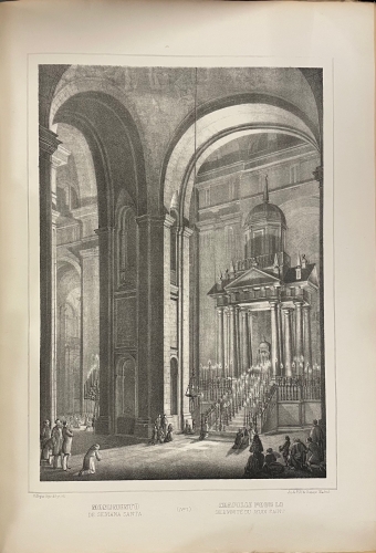 Portada de Historia Descriptiva, Art�stica y Pintoresca del Real Monasterio de San Lorenzo comunmente llamado Del Escorial - Antonio Rotondo