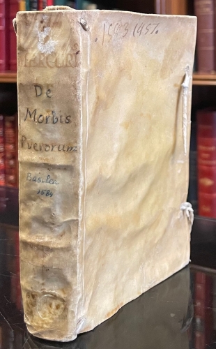 Portada de De Morbis Puerorum. De Venenis et Morbis Venenosis - Girolamo Mercuriale