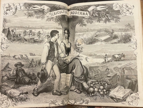 Portada de Agricultura Moderna - Gumersindo Vicu�a. Nicol�s Mar�a Serrano