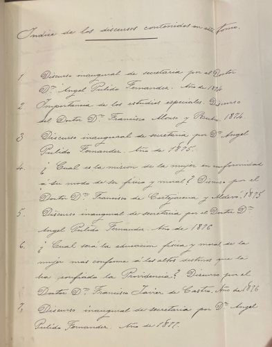 Portada de Sociedad Ginecol�gica Espa�ola. Discursos inaugurales desde su fundaci�n en 1874 a 1889
