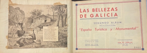 Portada de Las Bellezas de Galicia. Segundo Album de la colecci�n Espa�a Tur�stica y Monumental - Juan Gil Canellas