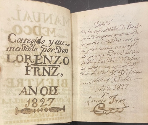 Portada de Tratado M�dico Teorico-practico Sobre Las Enfermedades Internas Y Mas Agudas Del Vientre. Sacada de diferentes obras con especialidad de la del Dr. Antonio Corbella - Antonio Corbella y Fondebila. Lorenzo Fernandez