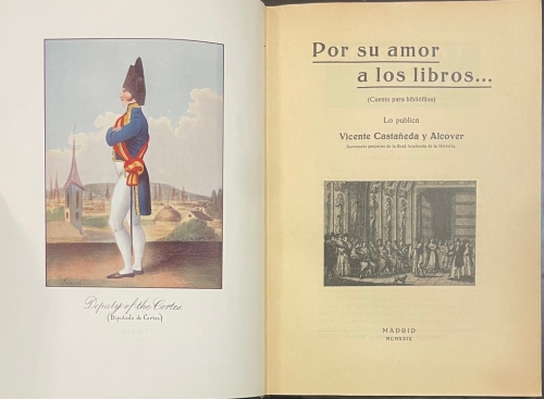 Portada de Por su amor a los libros.....Cuentos para bibli�filos - Vicente Casta�eda y Alcover