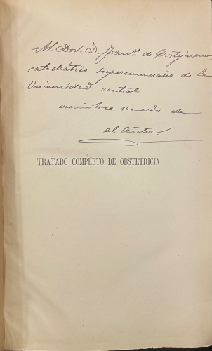 Portada de Tratado Completo de Obstetricia - F. de P. Campa
