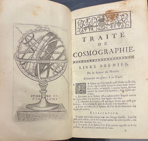 Portada de L'Usage des Globes Celeste et Terrestre et des Spheres suivant les differens systemes du monde - Nicolas Bion