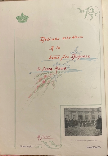Portada de Boda Regia de SS.AA. RR. Los Pr�ncipes de Asturias D� M� de las Mercedes y D. Carlos de Borb�n. Febrero 1901