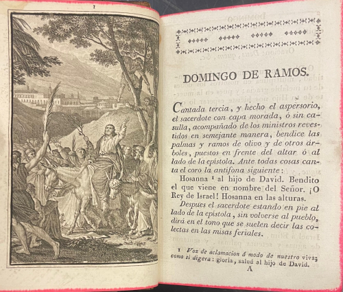 Portada de Oficio de la Semana Santa - Joaquin Lorenzo Villanueva