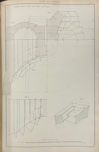 Portada de Trait� De St�r�otomie, Comprenant Les Applications De La G�om�trie Descriptive a La Th�orie Des Ombres, La Perspective Lin�aire, La Gnomonique, La Coupe Des Pierres et La Charpente, Avec Un Atlas compos� De 74 Planches in Folio - C. F. A. Leroy