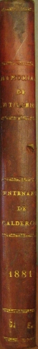 Portada de Memorial de Artilleria, a�o trigesimo septimo. 3� serie. Tomo 3� Centenario de Calderon