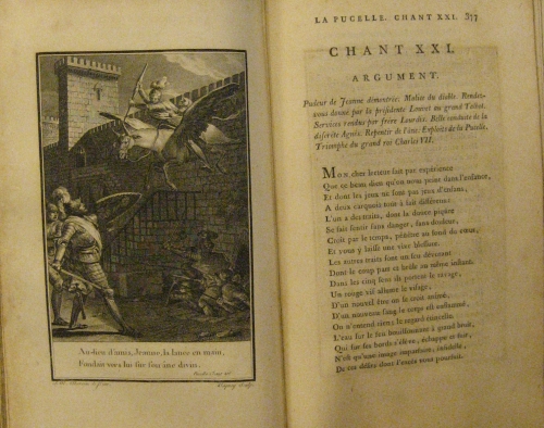 Portada de Oeuvres completes de Voltaire, tome onzieme. La Pucelle D' Orleans. Poeme En Vingtun Chants - Voltaire