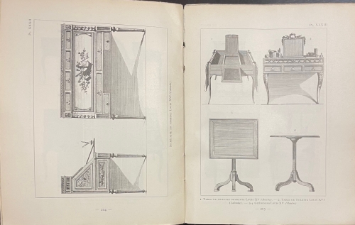 Portada de Les Meubles Du XVIII Si�cle. �tude Technique Des Meubles Du XVIII Si�cle. �tude Graphique Des �l�ments et De L' Ex�cution R�pertoire Des �b�nistes Du Temps - Henri Clouzot