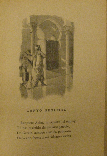 Portada de El velado profeta del Korassan. Primera Leyenda del Poema 'Lalla Rookh' - M. Sanchez Pesquera