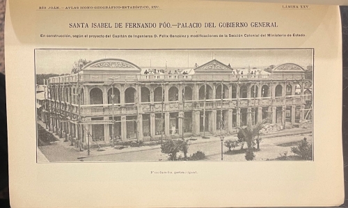 Portada de Atlas Icono-Geogr�fico-estad�stico del Africa Occidental Espa�ola - Francisco Del R�o Joan